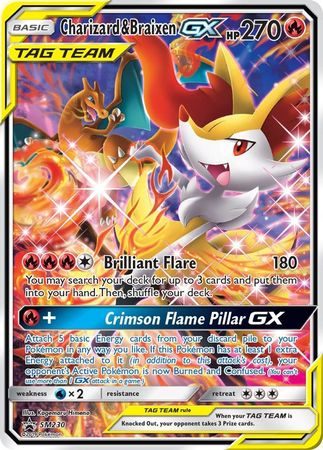TAG TEAM Generations Premium Collection Box. - Charizard & Braixen GX - SM230