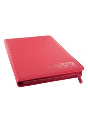 Samlemappe i høj kvalitet: Ultimate Guarde 9-pocket ZipFolio XenoSkin - Rød