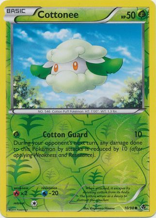 Cottonee - 10/98 - Reverse