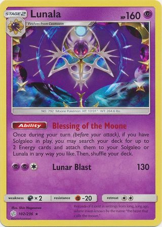 Lunala - 102/236 (Holo)