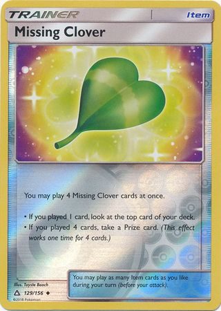 Missing Clover - 129/156 - Reverse