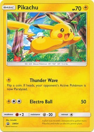 Pikachu - SM04 - Pokemon Sun & Moon promo
