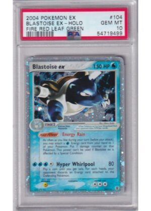 Blastoise ex 104/112 PSA 10