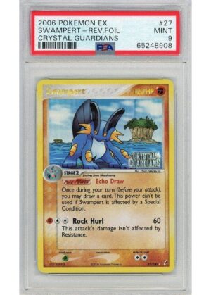 Swampert 27/100 Reverse Foil PSA 9
