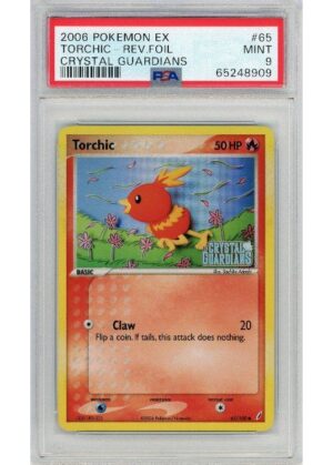 Torchic 65/100 Reverse Foil PSA 9