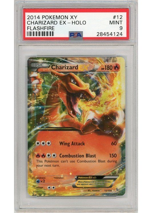 Charizard EX 12/106 PSA 9