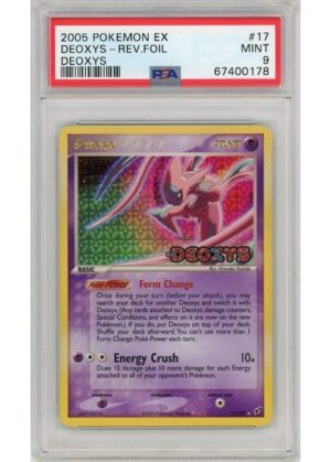 Deoxys 17/107 Reverse Foil PSA 9
