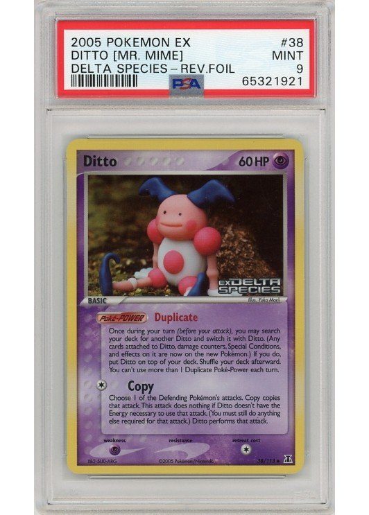 Ditto 38/113 Reverse Foil PSA 9