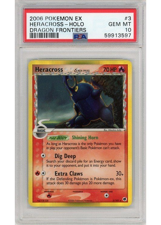 Heracross δ 3/101 PSA 10