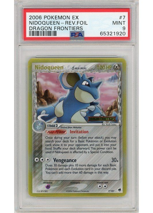 Nidoqueen δ 7/101 Reverse Foil PSA 9