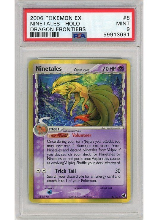Ninetales δ 8/101 PSA 9