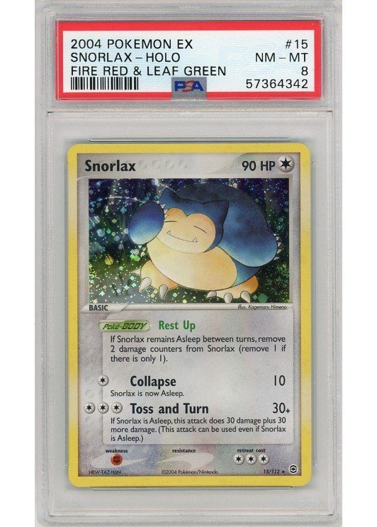 Snorlax 15/112 PSA 8