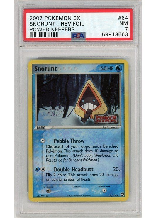 Snorunt 64/108 Reverse Foil PSA 7