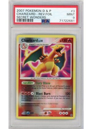 Charicard 3/132 Reverse Foil PSA 9