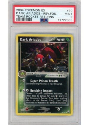 Dark Ariados 30/109 Reverse Foil PSA 9