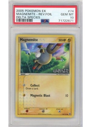 Magnemite 74/113 Reverse Foil PSA 10